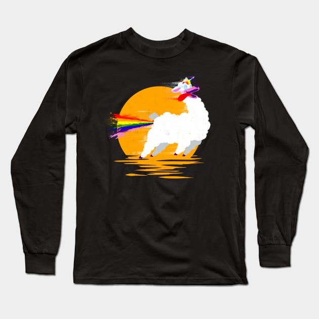 Llamacorn Long Sleeve T-Shirt by Studio Mootant